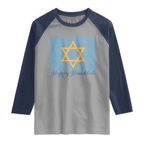 Funny Hanukkah Raglan Shirt Kiss My Ass Kiss His Ass Kiss Your Ass TS09 Sport Gray Navy Print Your Wear