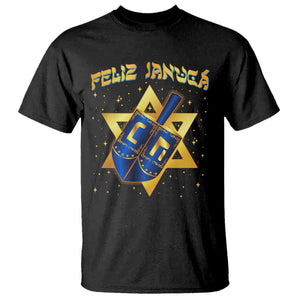 Funny Hanukkah T Shirt Feliz Januca Jewish Sephardic Ladino TS09 Black Print Your Wear