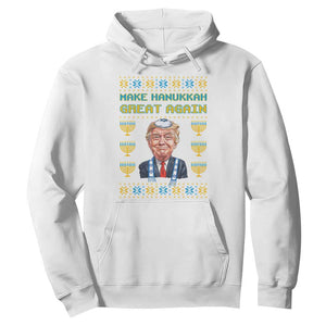 Funny Hanukkah Trump Hoodie Make Hanukkah Great Again TS09 White Print Your Wear