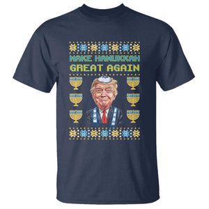 Funny Hanukkah Trump T Shirt Make Hanukkah Great Again TS09 Navy Print Your Wear