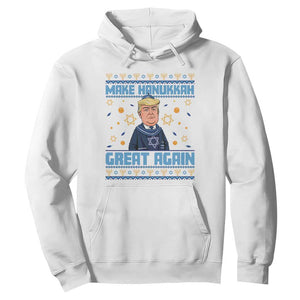 Funny Make Hanukkah Great Again Trump Hoodie TS09 White Print Your Wear