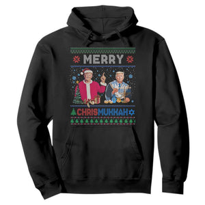 Funny Trump Dancing Merry Christmas Happy Hanukkahh Hoodie TS09 Black Print Your Wear