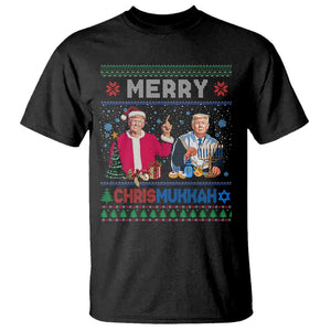 Funny Trump Dancing Merry Christmas Happy Hanukkahh T Shirt TS09 Black Print Your Wear