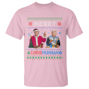 Funny Trump Dancing Merry Christmas Happy Hanukkahh T Shirt TS09 Light Pink Print Your Wear