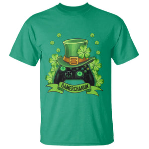 St. Patrick's Day T Shirt Gamerchaun Video Game Funny Lucky Gamer TS09 Irish Green Printyourwear