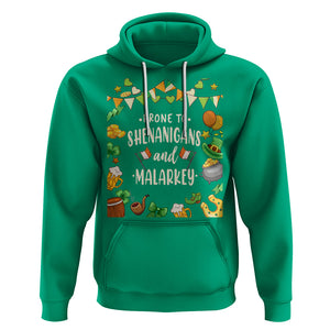 St. Patrick's Day Hoodie Funny Prone To Shenanigans And Malarkey TS09 Irish Green Printyourwear