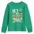 St Patrick's Day Couple Matching Youth Sweatshirt He's My Drunker Half TS09 Irish Green Print Your Wear