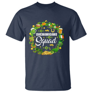 St. Patrick's Day T Shirt Shenanigans Squad Funny Matching Group TS09 Navy Printyourwear