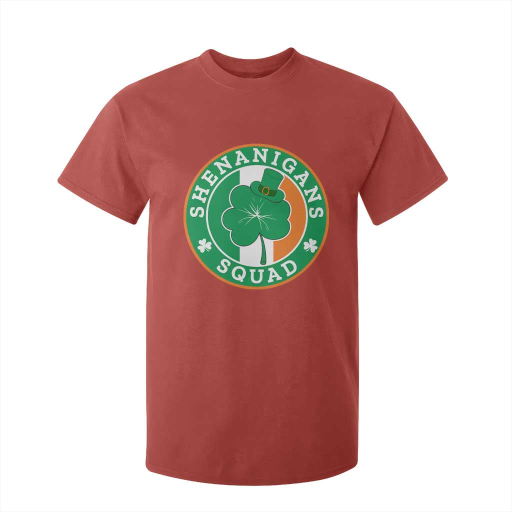 St Patrick's Day T Shirt For Kid Shenanigans Squad Funny Matching Group TS09 Red Print Your Wear