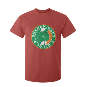 St Patrick's Day T Shirt For Kid Shenanigans Squad Funny Matching Group TS09 Red Print Your Wear