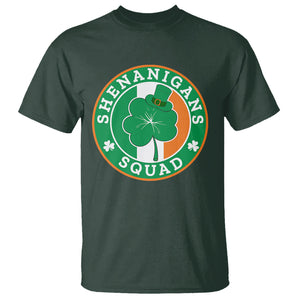St. Patrick's Day T Shirt Shenanigans Squad Funny Matching Group TS09 Dark Forest Green Printyourwear