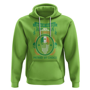 Irish By Blood American By Birth Patriot By Choice Hoodie TS09 Lime Printyourwear