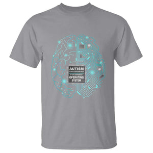 Autism Awareness T Shirt It's Not A Processing Error It's A Different Operating System Autistic TS09 Sport Gray Printyourwear