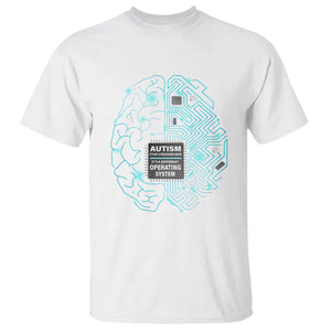 Autism Awareness T Shirt It's Not A Processing Error It's A Different Operating System Autistic TS09 White Printyourwear