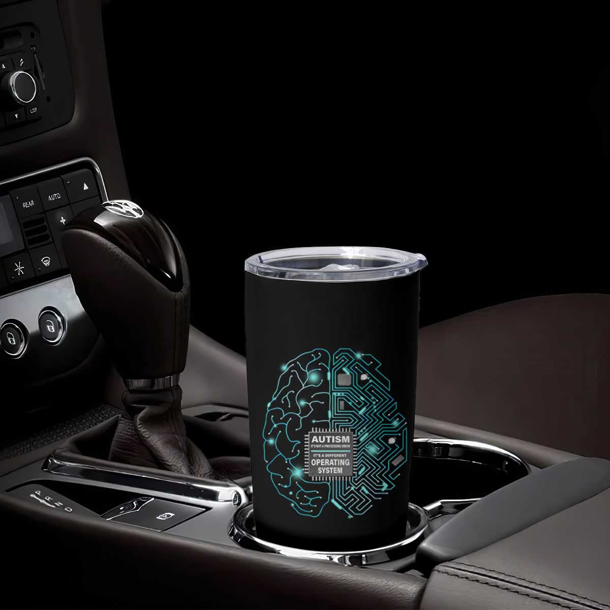 Autism Awareness Tumbler Cup It's Not A Processing Error It's A Different Operating System Autistic TS09 Print Your Wear