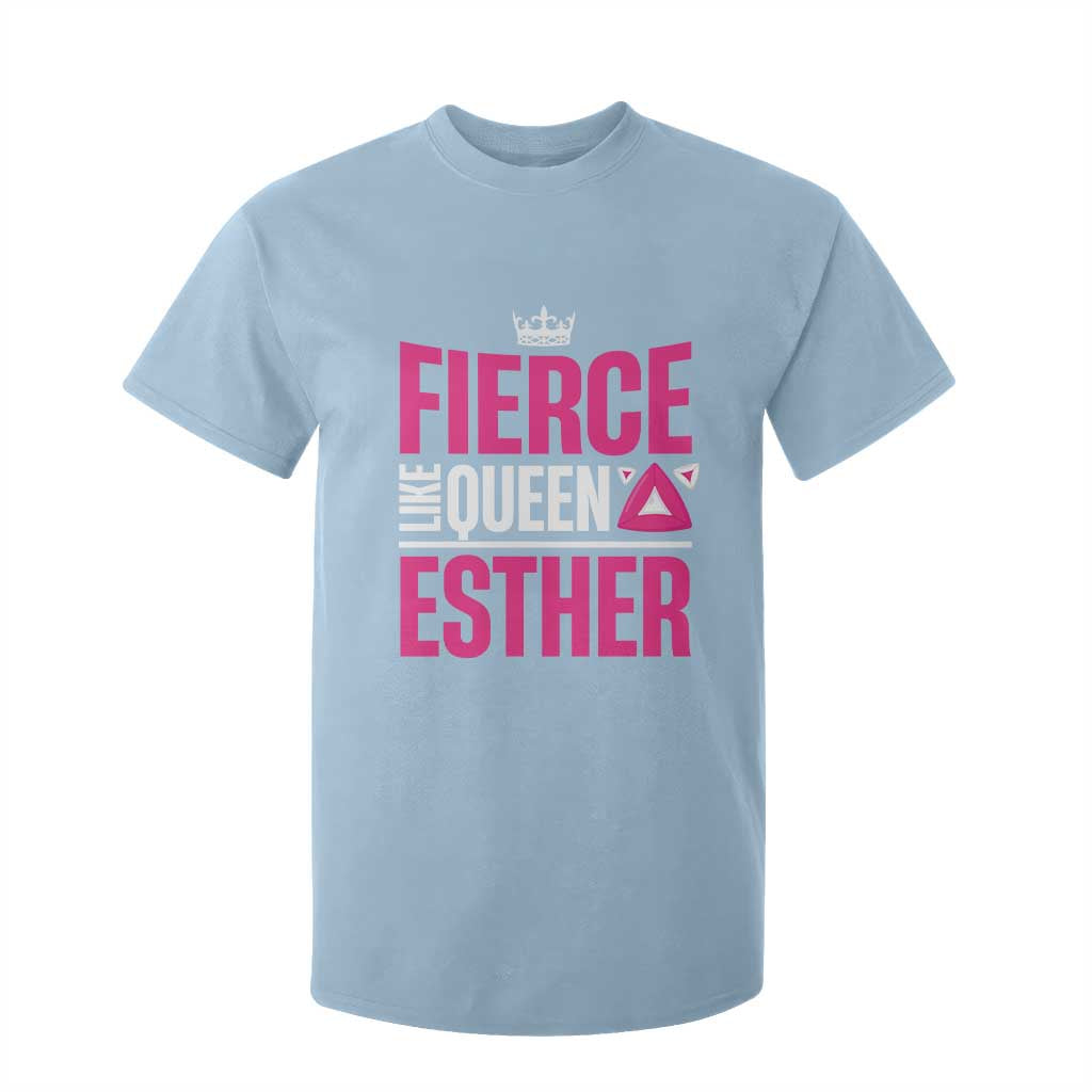 Purim Fierce Like Queen Esther T Shirt For Kid TS09 Light Blue Print Your Wear