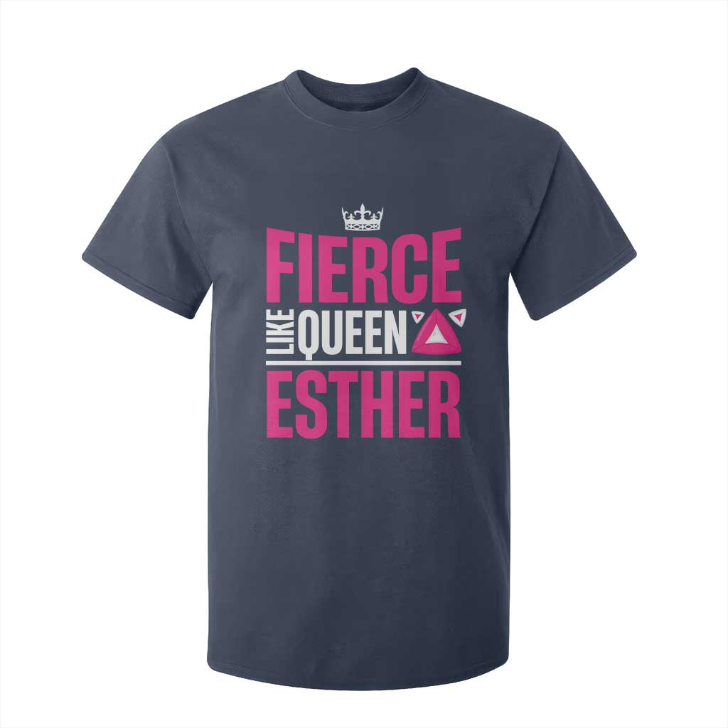 Purim Fierce Like Queen Esther T Shirt For Kid TS09 Navy Print Your Wear