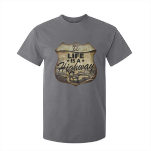 Life Is A Highway Road Trip T Shirt For Kid TS09 Charcoal Print Your Wear