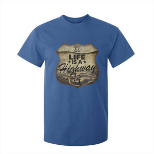 Life Is A Highway Road Trip T Shirt For Kid TS09 Royal Blue Print Your Wear