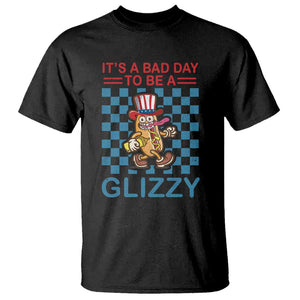 Funny 4th Of July T Shirt Its A Bad Day To Be A Glizzy Hot Dog TS09 Black Print Your Wear