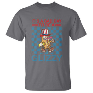 Funny 4th Of July T Shirt Its A Bad Day To Be A Glizzy Hot Dog TS09 Charcoal Print Your Wear