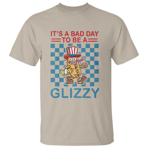 Funny 4th Of July T Shirt Its A Bad Day To Be A Glizzy Hot Dog TS09 Sand Print Your Wear