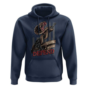 American Patriotic This We'll Defend Hoodie TS09 Navy Print Your Wear