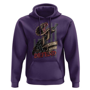 American Patriotic This We'll Defend Hoodie TS09 Purple Print Your Wear