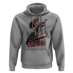 American Patriotic This We'll Defend Hoodie TS09 Sport Gray Print Your Wear