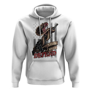 American Patriotic This We'll Defend Hoodie TS09 White Print Your Wear