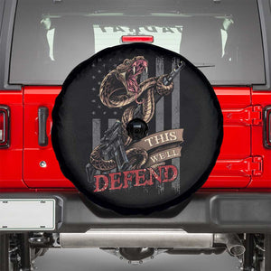 American Patriotic This We'll Defend Spare Tire Cover TS09 Black Print Your Wear