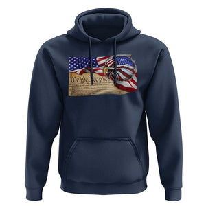 American Patriotic We The People Eagle Hoodie TS09 Navy Print Your Wear