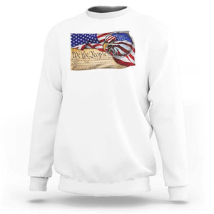 American Patriotic We The People Eagle Sweatshirt TS09 White Print Your Wear