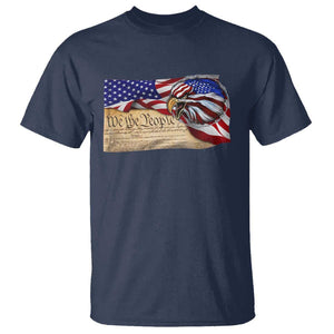 American Patriotic We The People Eagle T Shirt TS09 Navy Print Your Wear