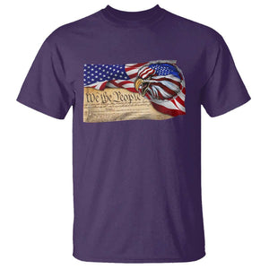 American Patriotic We The People Eagle T Shirt TS09 Purple Print Your Wear