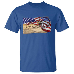 American Patriotic We The People Eagle T Shirt TS09 Royal Blue Print Your Wear