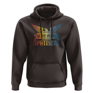 American Patriotic Hoodie We The People Are Patriots TS09 Dark Chocolate Print Your Wear