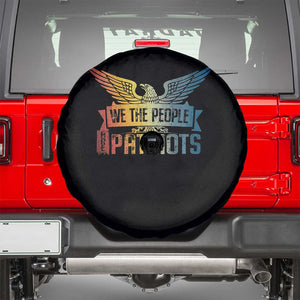 American Patriotic Spare Tire Cover We The People Are Patriots TS09 Black Print Your Wear