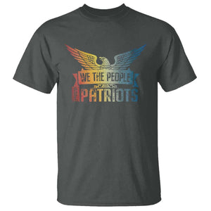 American Patriotic T Shirt We The People Are Patriots TS09 Dark Heather Print Your Wear