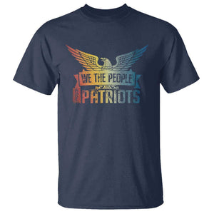 American Patriotic T Shirt We The People Are Patriots TS09 Navy Print Your Wear