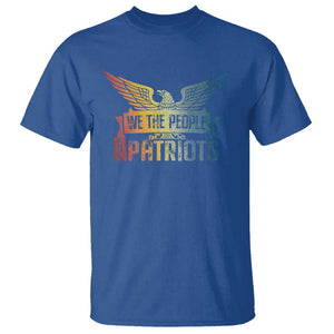 American Patriotic T Shirt We The People Are Patriots TS09 Royal Blue Print Your Wear