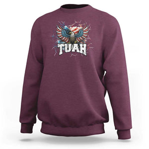 Hawk Tuah Cool America Ealge Sweatshirt TS09 Maroon Print Your Wear