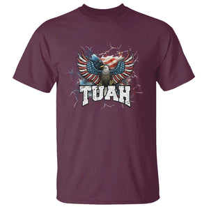 Hawk Tuah Cool America Ealge T Shirt TS09 Maroon Print Your Wear