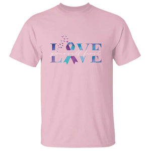 Love Yourself First Suicide Prevention T Shirt TS09 Light Pink Print Your Wear