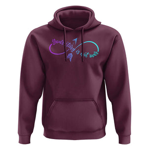 Suicide Prevention Hoodie Your Story Is Not Over Yet Arrow TS09 Maroon Print Your Wear