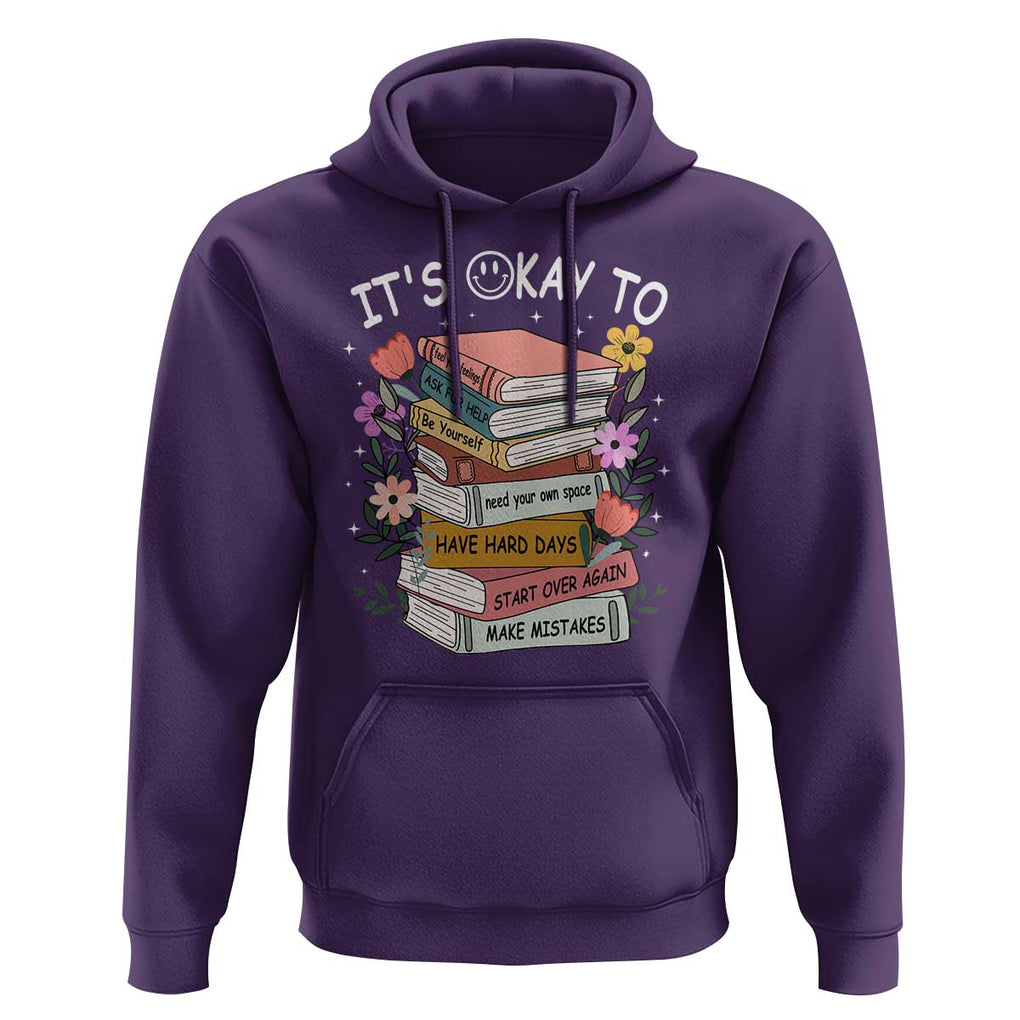 Suicide Prevention It's Okay Hoodie To Ask For Help Start Over Again Make Mistakes TS09 Purple Print Your Wear