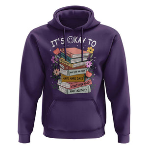 Suicide Prevention It's Okay Hoodie To Ask For Help Start Over Again Make Mistakes TS09 Purple Print Your Wear