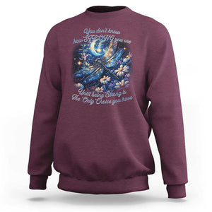 Suicide Prevention Dragonfly Sweatshirt You Don't Know How Strong You Are TS09 Maroon Print Your Wear