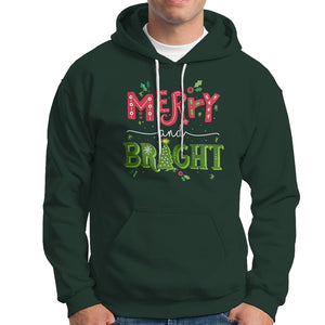 Merry And Bright Christmas Tree Xmas Holiday Hoodie TS09 Printyourwear