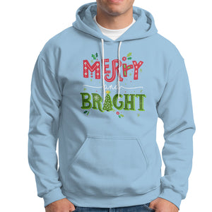 Merry And Bright Christmas Tree Xmas Holiday Hoodie TS09 Printyourwear